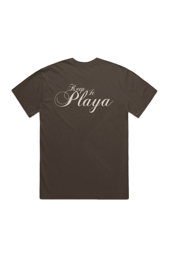 Stay Genuine Signature Tee - Walnut