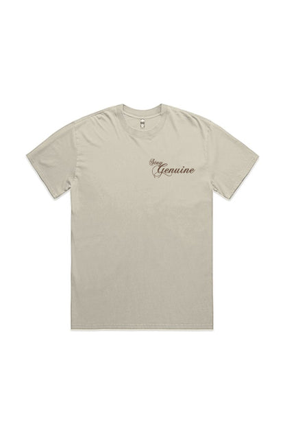 Stay Genuine Signature Tee - Cream