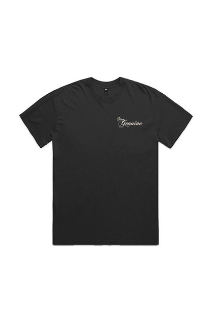 Stay Genuine Signature Tee - Black